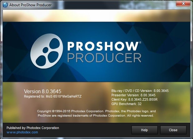 proshow producer 7.3527 key