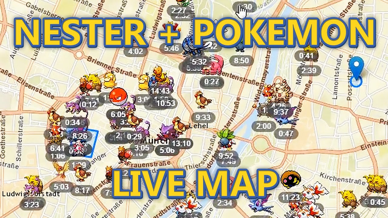 pokemon go map live